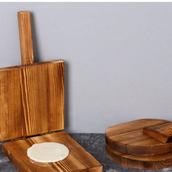 Pressing Dumpling Skin Pressing Plate Wood Rice Cake