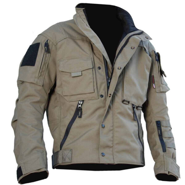 Men's Autumn And Winter Casual Polyester Top Jacket
