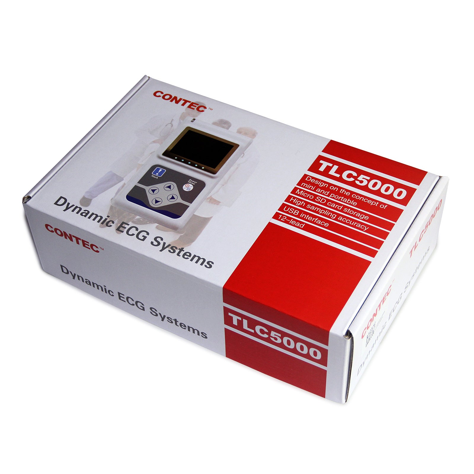 b80e5e51-aca5-4fcc-be2d-546ef6bab472 CONTEC Dynamic ECG System TLC5000 Holter ECG 24Hours Sync Analysis PC Software My Store