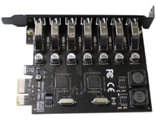 Seven-port High-speed Desktop USB3.0 Expansion Card