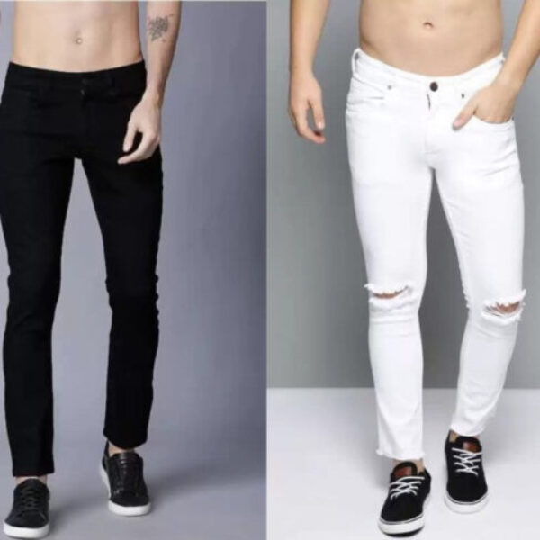 Men Slim Fit Jeans(pack of 2)