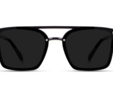 Black Full-Rim Square Frame Wayfarers Sunglasses for Men and Women