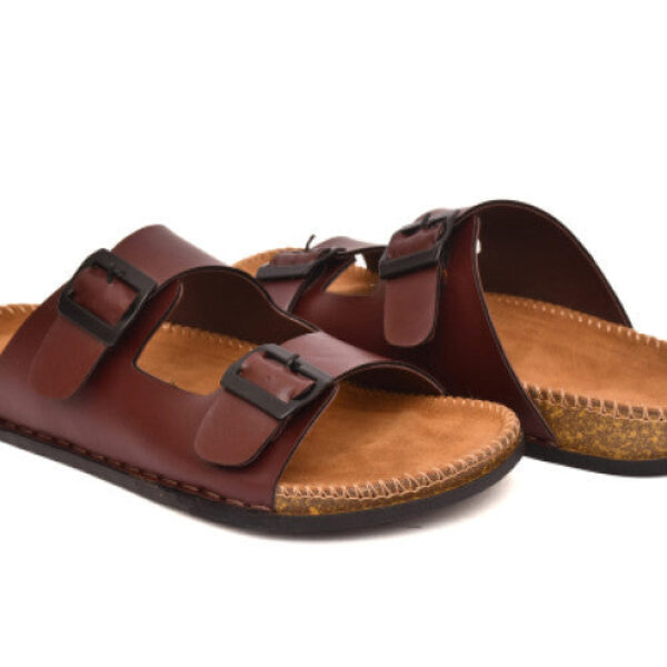 Brown Men's Floater Sandals