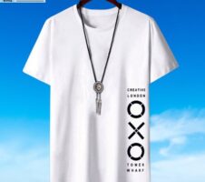 Classic Partywear Roundneck Half Sleeve Designer T-Shirt_For Summer