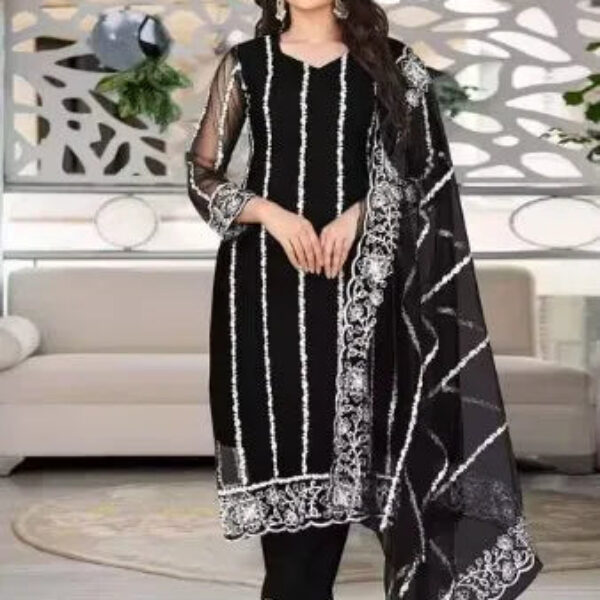 Kurta With Dupatta And Bottomwear