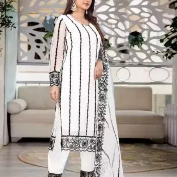 Kurta With Dupatta And Bottomwear