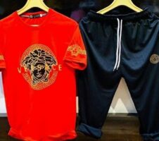 Adidas summer tracksuit (Red & Black)