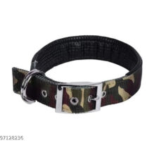 Nylon Padded Coller Neck Belt for Dog (Multicolor, 0.15 inches)