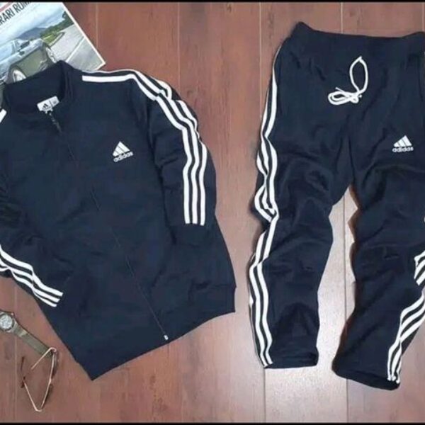 Adidas tracksuit lycra (NavyBlue)