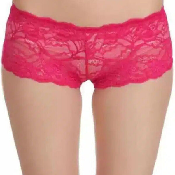 Net Briefs for Women (Pink, XXL)
