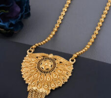 Gold plated Long Moti Mala Mangalsutra With Short Mangalsutra (30 Inch And 24 Inch)