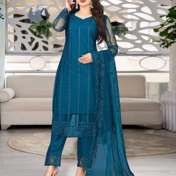 Kurta With Dupatta And Bottomwear