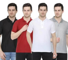 Cotton Polo T-Shirt (Pack of 4)