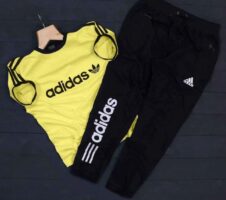 Adidas summer tracksuit (Yellow & Black)