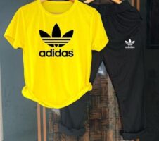 Adidas summer tracksuit (Yellow & Black)