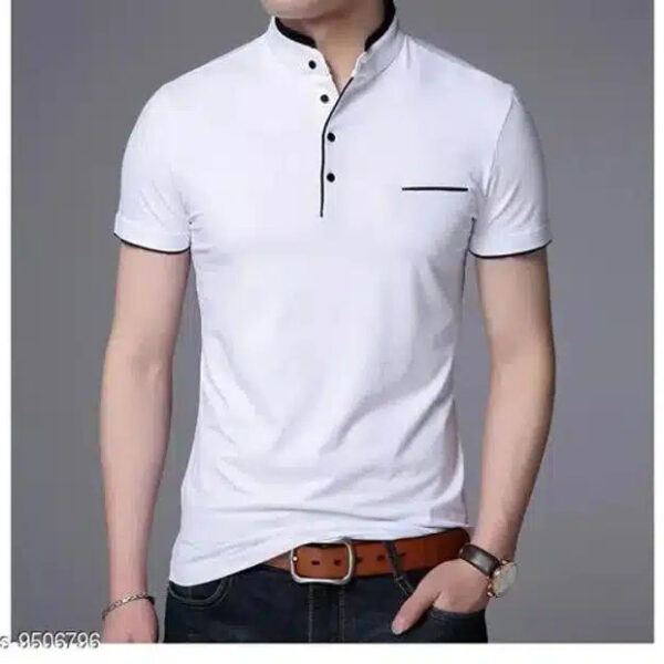 T-Shirt for Men (White, M)
