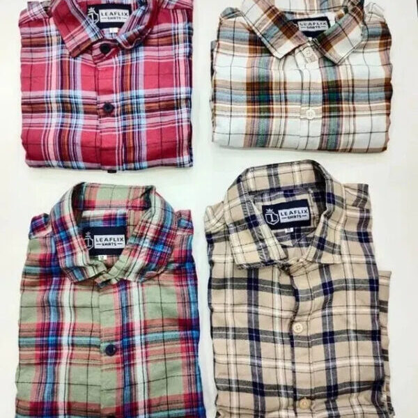 Pack of 4 check shirts