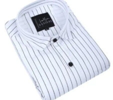 Full Sleeves Shirt for Men (White, M)