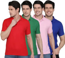 Cotton Polo T-Shirt (Pack of 4)