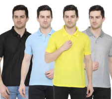 Cotton Polo T-Shirt (Pack of 4)