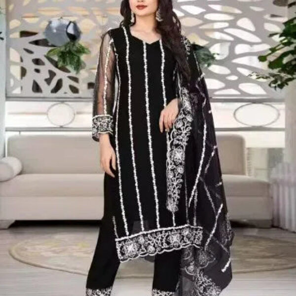 Kurta With Dupatta And Bottomwear