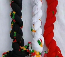 Cotton Blend Dupattas for Women & Girls (Multicolor, Pack of 3)