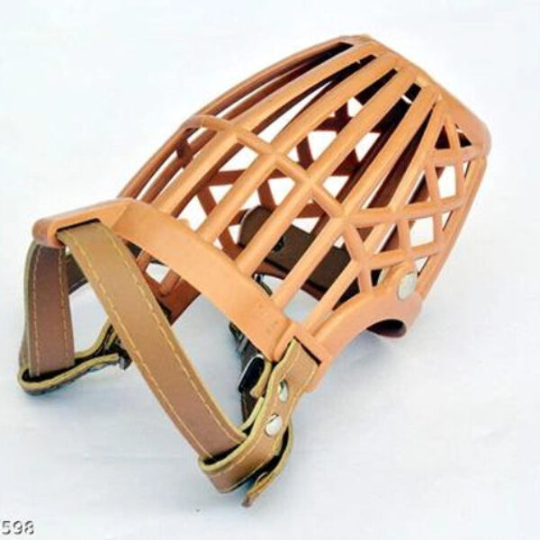 ABS Plastic Size 4 No. Muzzle for Dog (Multicolor)