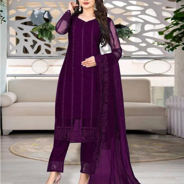 Kurta With Dupatta And Bottomwear