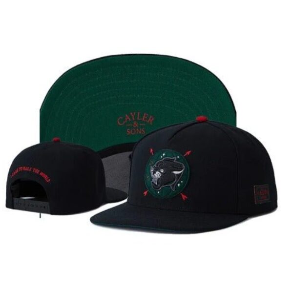 Cool Flat-brimmed Hat With Trendy Pattern For Men (Pack of 2)