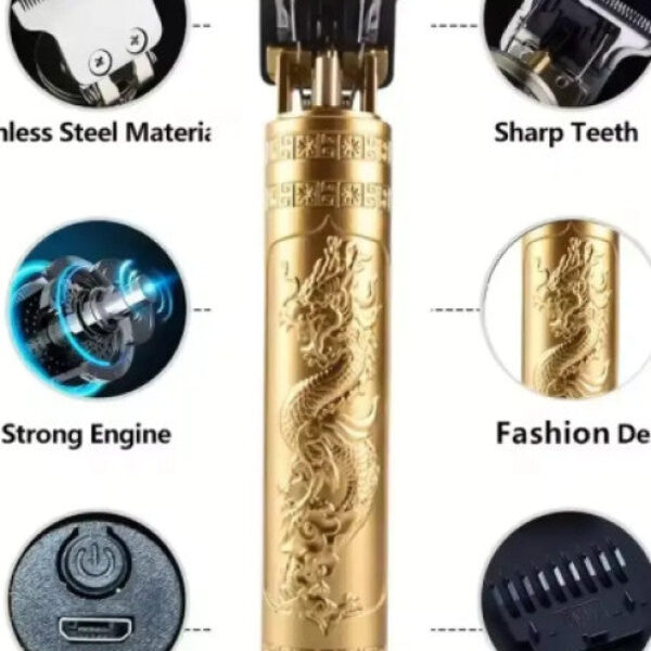 Electric Hairdresser Oil Shaving Head Electric Pusher Carving Trimmer Cutting Hair Precision Clipper for Men Care