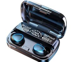 M10 TWS Wireless Earphone Bluetooth Headsets Noise Reduction Headphones with Digital Display Black