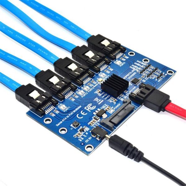 SATA Hard Disk Adapter Card 1 To 5 SATA Port Multiplier Adapter Card