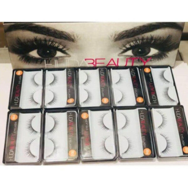 Fake Eyelashes, Long Natural Eyelashes, Faux Mink Fake Eyelash Volume Lashes ( Pack of 10 )