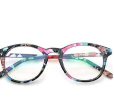 Full Rim Oval Blue Cut Frame For Men & Women (54 mm)