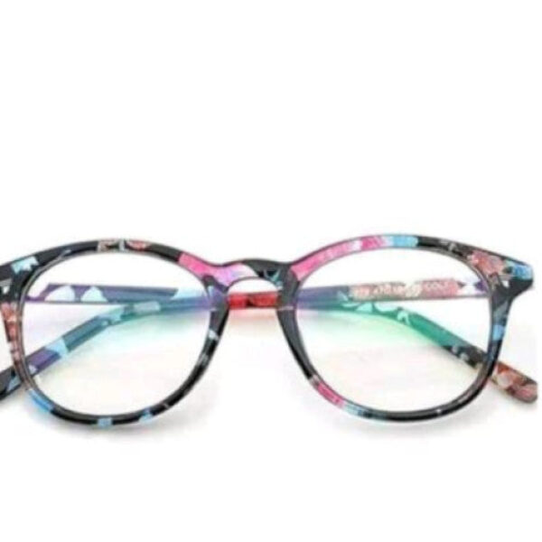 Full Rim Oval Blue Cut Frame For Men & Women  (54 mm)