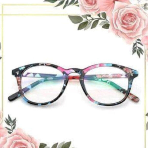 Full Rim Oval Blue Cut Frame For Men & Women  (54 mm)