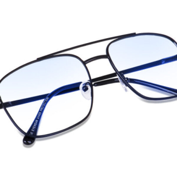 Full Rim Square Anti Glare & Blue Cut Computer Glass For Men & Women  (52 mm)