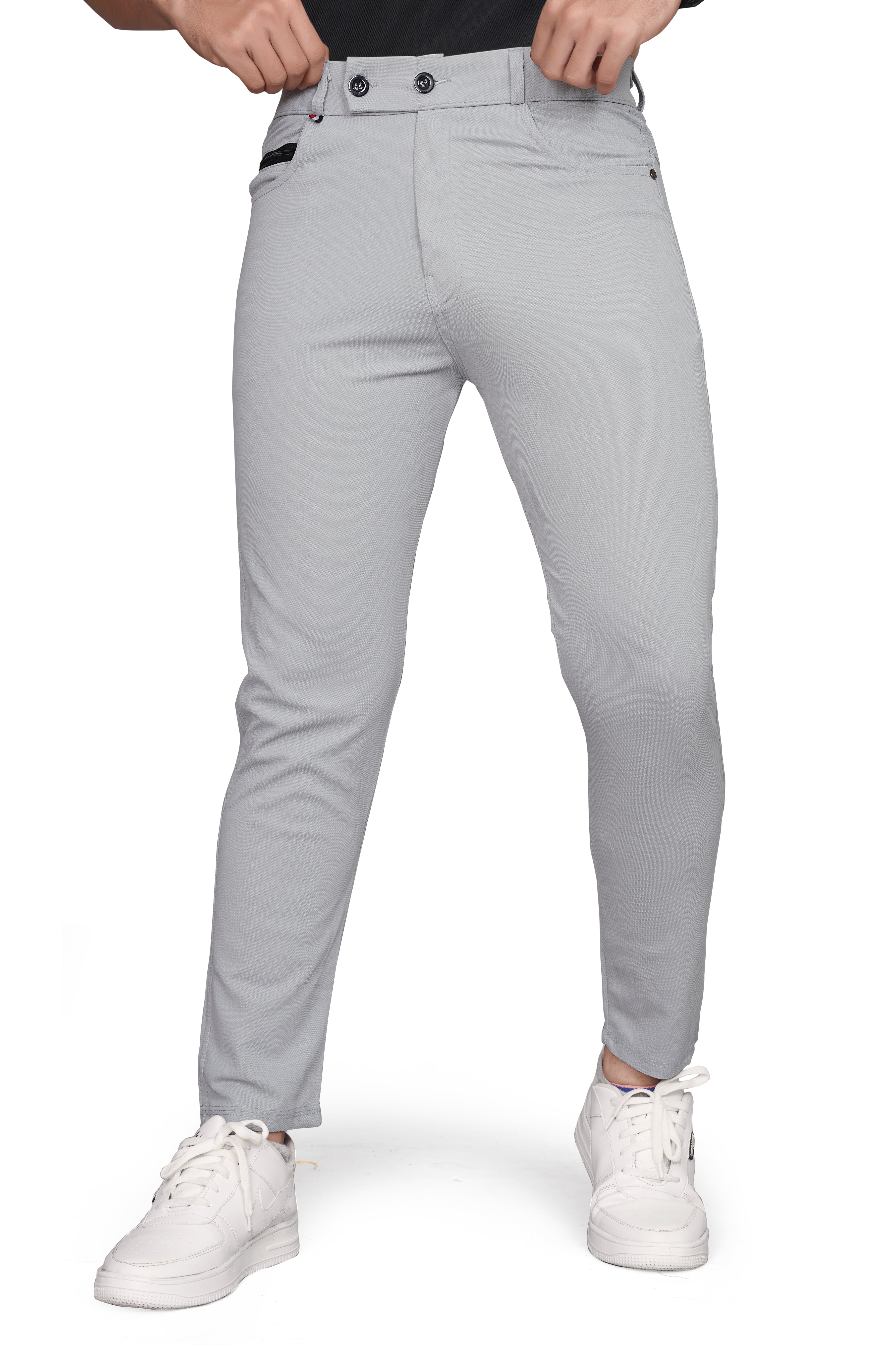 fyffi1otomgigh09as9n Light Grey Cotton Blend Formal Trousers Pants For Mens SourceInfi