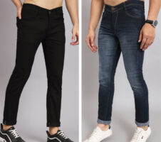 Men Slim Fit Jeans(pack of 2)