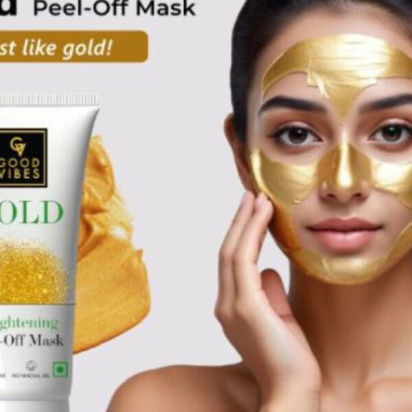 GOOD VIBES Gold Brightening Peel Off Mask 50g