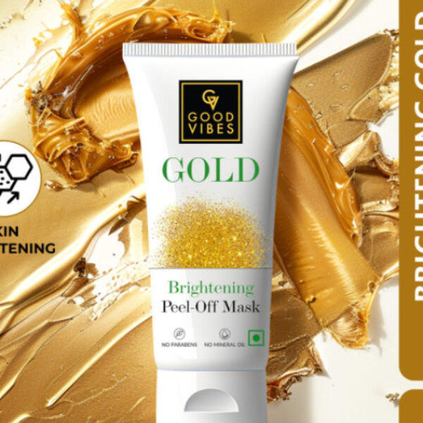 GOOD VIBES Gold Brightening Peel Off Mask 50g
