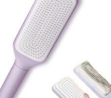Hair Brushes for Women,Easy Clean Hair Brush with Retractable Bristles