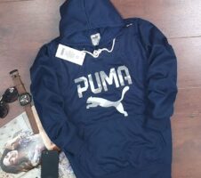 Hoodie for Men & Women – Unisex Printed Hoodie (Blue, S)