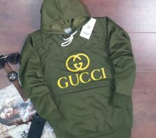 Hoodie for Men & Women – Unisex Printed Hoodie (Green, S)