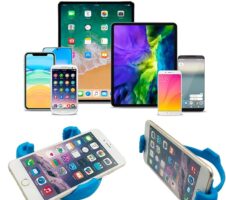 Cell Phone Stands, Adjustable Flexible Silicone Cellphone Tablet Stand ( Pack of 2 )