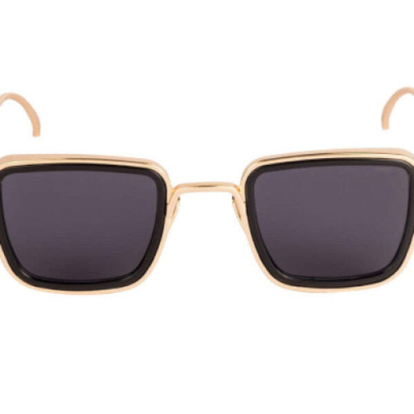 Kabeer Singh Lens Design Unisex Sunglasses Black and Yellow