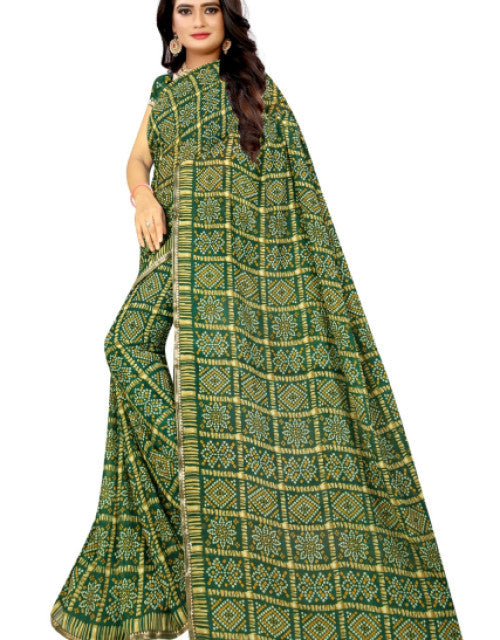 lase-saree-1733205612 BANDHNI SAREE GREE Dropdash