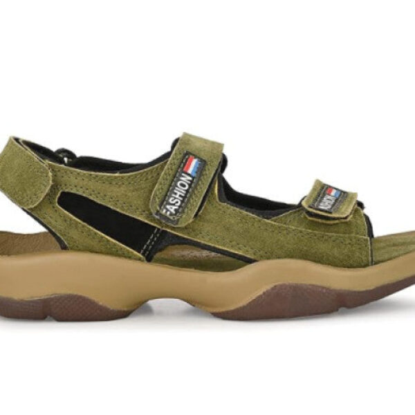 Lee Peeter Sandals For Men (Dark Green)