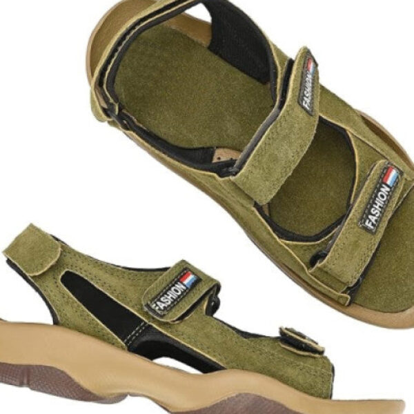 Lee Peeter Sandals For Men (Dark Green)