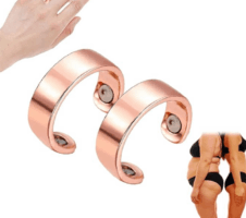 Magnetic Ring for Jewellery, Magnetic Therapy Ring (Multicolor, Pack of 2)